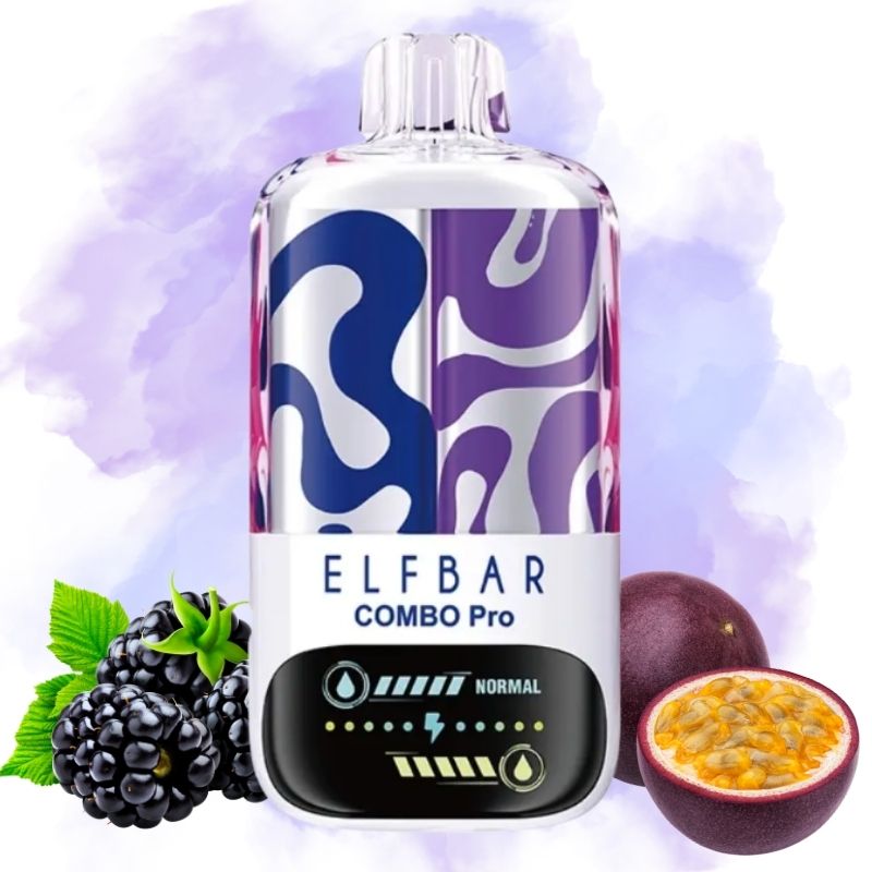 ELFBAR コンボプロ 30000 ブラックベリー＆パッションフルーツフレーバー