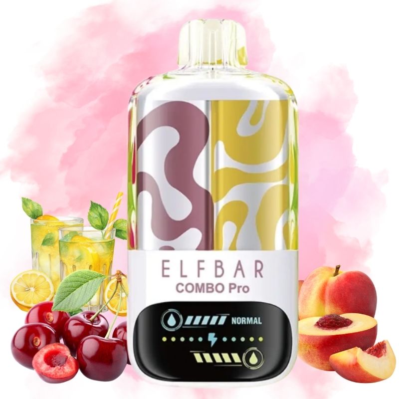 ELF BAR コンボ プロ 30000 チェリー & ピーチ レモネード フレーバー