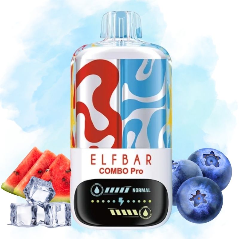 ELFBAR コンボプロ スイカアイス & ブルーベリーフレーバー
