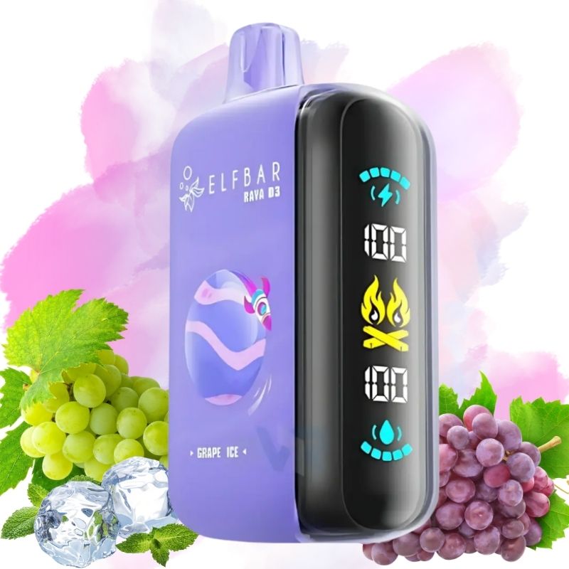 Elfbar Raya D3 25000 グレープアイスベイプ