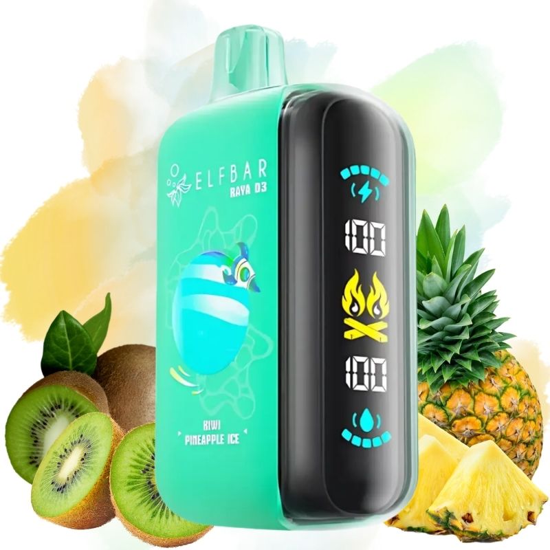 エルフバー ラヤ D3 25000 キウイ パイナップル アイス ベイプ