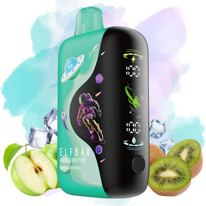 Elfbar Gh33000 Pro Apple Kiwi Ice